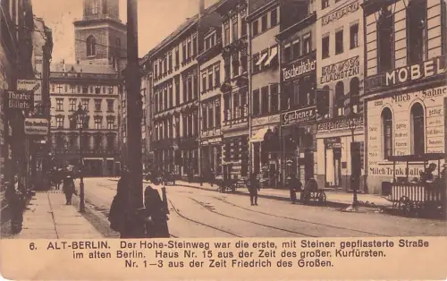 Ak Berlin Mitte, Der Hohe Steinweg, Geschäfte E. Lachotzki, -796976