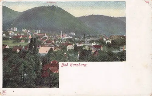 Ak Bad Harzburg im Harz, Gesamtansicht -796986