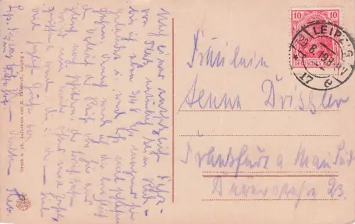 AK Leipzig, Augustusplatz mit Universität und Mendebrunnen -797032