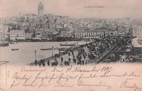 AK Constantinople, Le Pont de Galata -797048