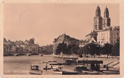 Ansichtskarte Zuerich_ZH Sonnenquai Zuerich_ZH -797074