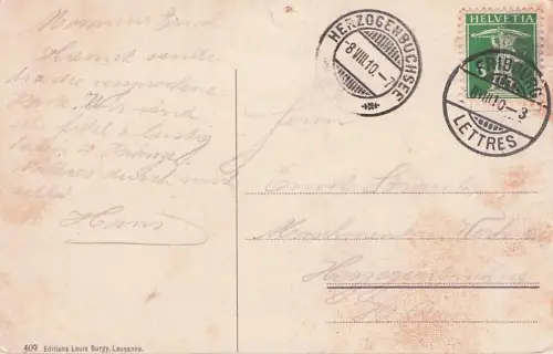 AK Fribourg, Vue sur les deux Ponts suspendus et la Vallée -797056