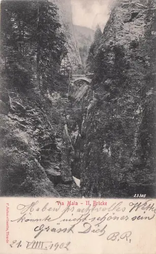 AK / Ansichtskarte Via_Mala Bruecke Via_Mala -797076