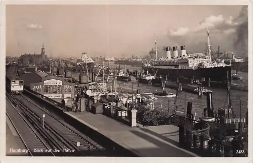 Ak Hamburger Hafen, HSDG, Dampfschiff Cap Polonio -797118