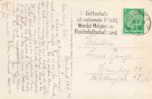 Ak Hamburger Hafen, HSDG, Dampfschiff Cap Polonio -797118