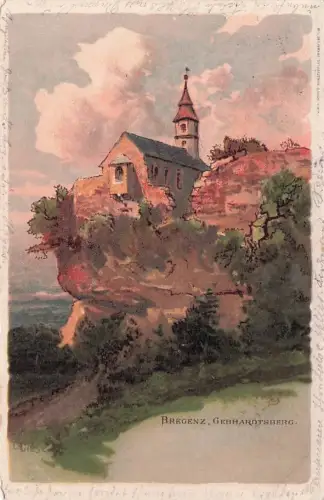 AK Bregenz, Gebhardsberg mit Kapelle -797114