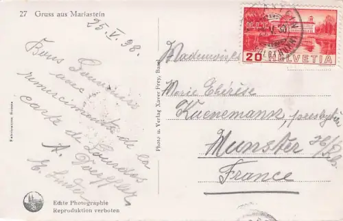 Mariastein SO Panorama Kat. Mariastein -797082