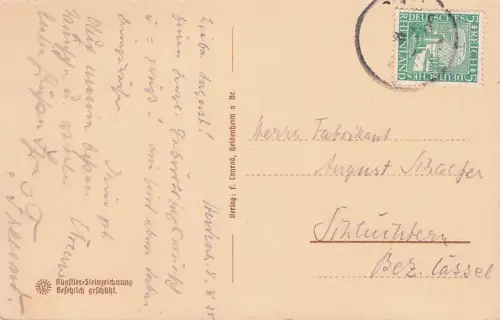 Steindruck Ak Heidenheim an der Brenz, Stadtansicht zu Anfang des 17 -797112