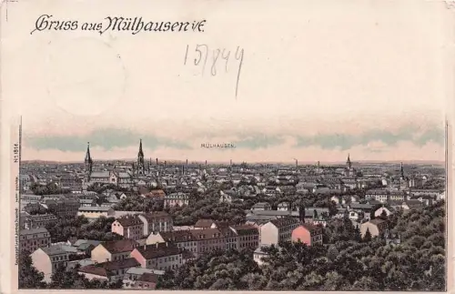 Mulhouse Muehlhausen Panorama Kat. Mulhouse -797168