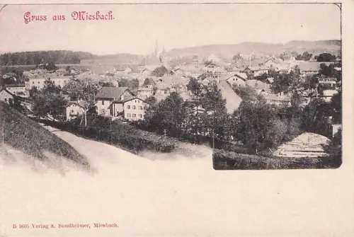 Ak Miesbach in Oberbayern, schöne Detailansicht -797188