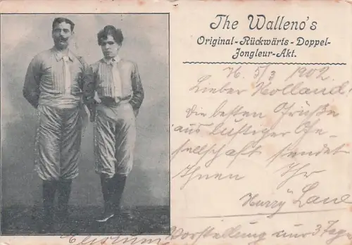 The Walleno's Original-Rückwärts - Doppel-Jongleur-Akt. -797160