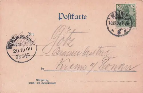 Künstler-AK Mainz, Central Bahnhof, Pferdegespanne -797166