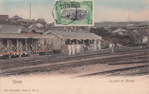 Belgien kongo Matadi Gare de Matadi 1900 -797202