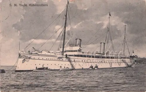 S. M. Yacht Hohenzollern Marine Schiffspost -797240