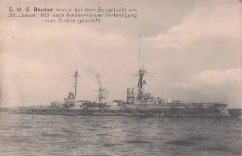 AK S. M. S. Blücher, gesunken im Seegefecht am 24. Januar 1915 -797258