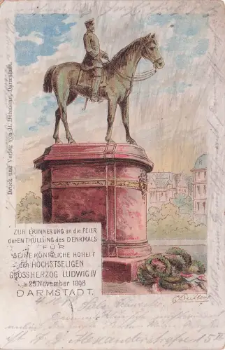 Darmstadt Darmstadt Grossherzog Ludwig Denkmal -797278