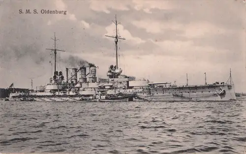 S. M. S. Oldenburg Marine Schiffspost -797224
