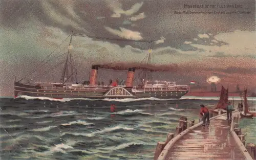 Passagierschiff Schaufelraddampfer Auf allen Meeren ungel -797308