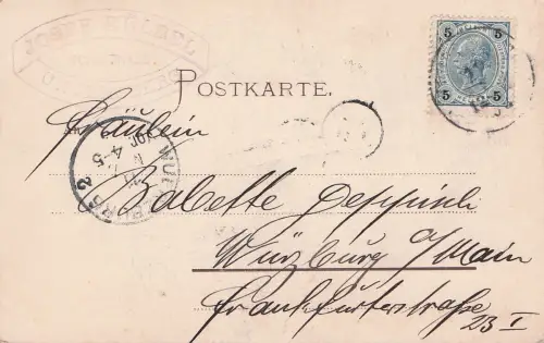 WÜRTHLE & SOHN, SALZBURG. 8019 Schutzhaus 1663 m -797294