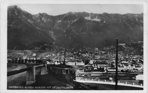 INNSBRUCK GEGEN NORDEN MIT STUBAITALBAHN -797316