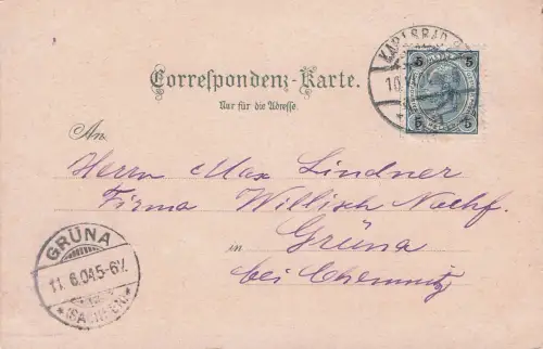 Karlsbad Eger Boehmen Teilansicht mit Schlossberg -797338
