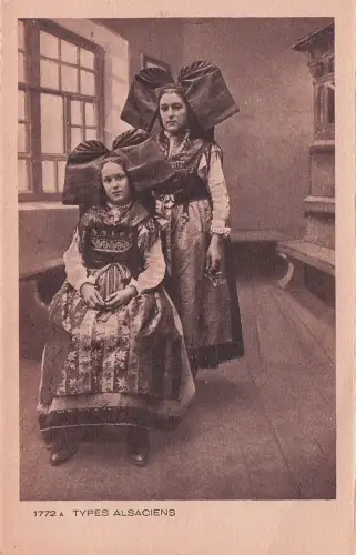 Trachten Alsace Elsaesserinnen Kat. Trachten -797342