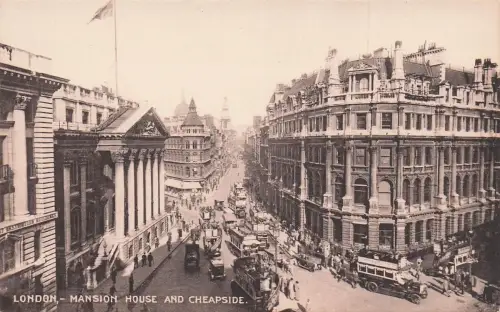 INSTENTION BULLDINGS LONDON, MANSION HOUSE AND CHEAPSIDE. -797326