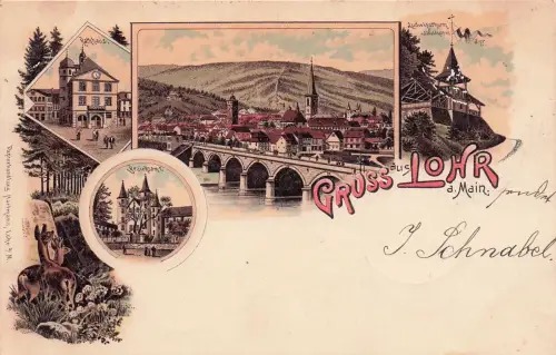 Lohr am Main mit mehreren Motiven: -797392