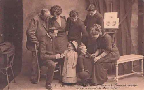 LES NAINS BEARNAIS. - L'Homme et la Femme microscopiques les plus intéressants du Monde Entier. -797376