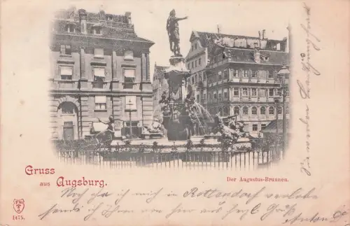 AK / Ansichtskarte Augsburg Augustusbrunnen Kat. Augsburg -797404