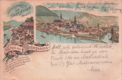 Neckargemuend Neckargemuend Restaurant Stadt Athen x / Neckargemuend /Heidelberg Stadtkreis -797424