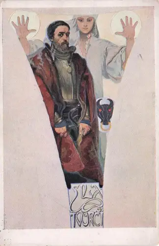 Jugendstil Künstler Ak Mucha, Alfons, La Force createure, Tvurci -797546