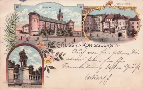 Gruss aus Königsberg - Litho -797524