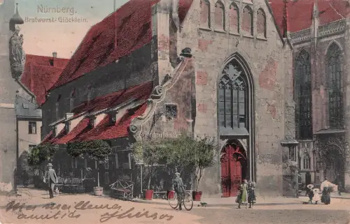 AK Nürnberg, Gasthaus Bratwurst-Glöcklein -797490