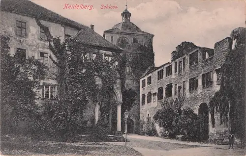 AK Heidelberg, Schloß, Ruprechtsbau, -797562