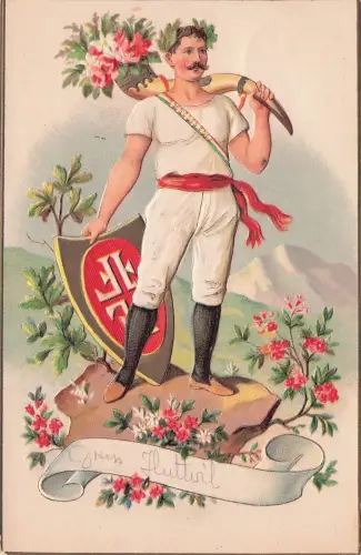 Thurgauer Kantonalturnfest in Müllheim im Jahr 1907 darstellt. -797722