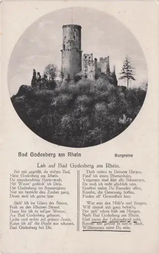 AK / Ansichtskarte Godesberg Bad Burgruine Kat. Bonn -797588