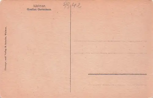 Weimar Goethe Gartenhaus -797574