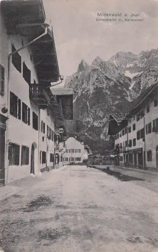 Mittenwald Bayern Untermarkt Karwendel -797594