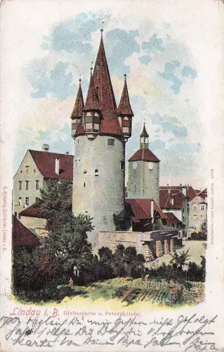 Lindau Bodensee Diebesturm Peters Kirche / Lindau (Bodensee) /Lindau LKR -797582