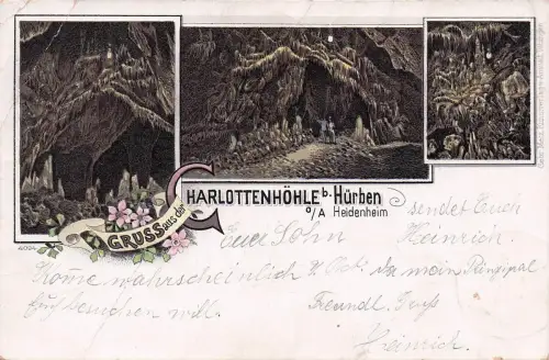 Huerben Charlottenhoehle / Giengen an der Brenz /Heidenheim LKR -797606