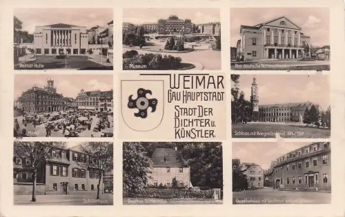 Weimar Thueringen Halle Museum Nationaltheater Schillerhaus Goethehaus / Weimar /Weimar Stadtkreis -797688