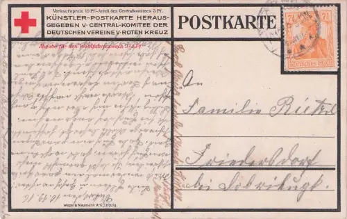 Frau General-Komitee der deutschen Vereine Wenzel u. Naumann Rotes -797698