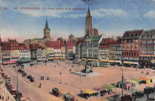 AK / Ansichtskarte Strasbourg_Alsace Karl Roos Platz Strasbourg Alsace -797694