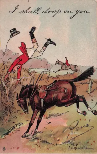 Titel "I shall drop on you". Es A. H. Hammond signiert. -797776