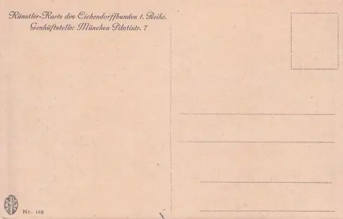 Künstler-AK Matthäus Schiestl: Alpenfee, Junge Frau mit Blumenkranz -797780