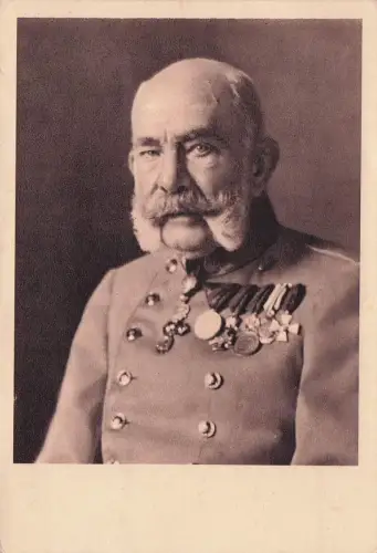 Ak Kaiser Franz Joseph I., Portrait, Orden -797792