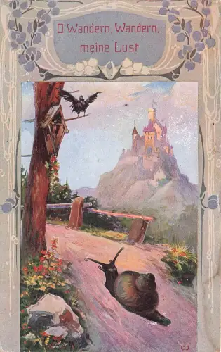 Künstler-AK T. Welzl: Der Alpenjäger -797834