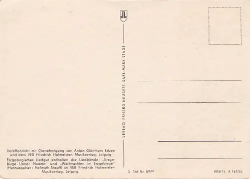 Bleibn mer noch a wing do , Anton Guenther Erben AK Erzgebirge -797874