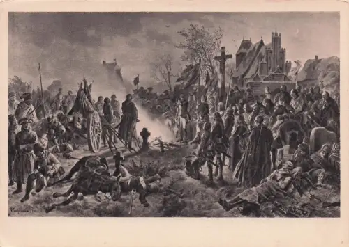 Blüchers Rheinübergang bei Caub 1813 Künstler: W. Camphausen -797868